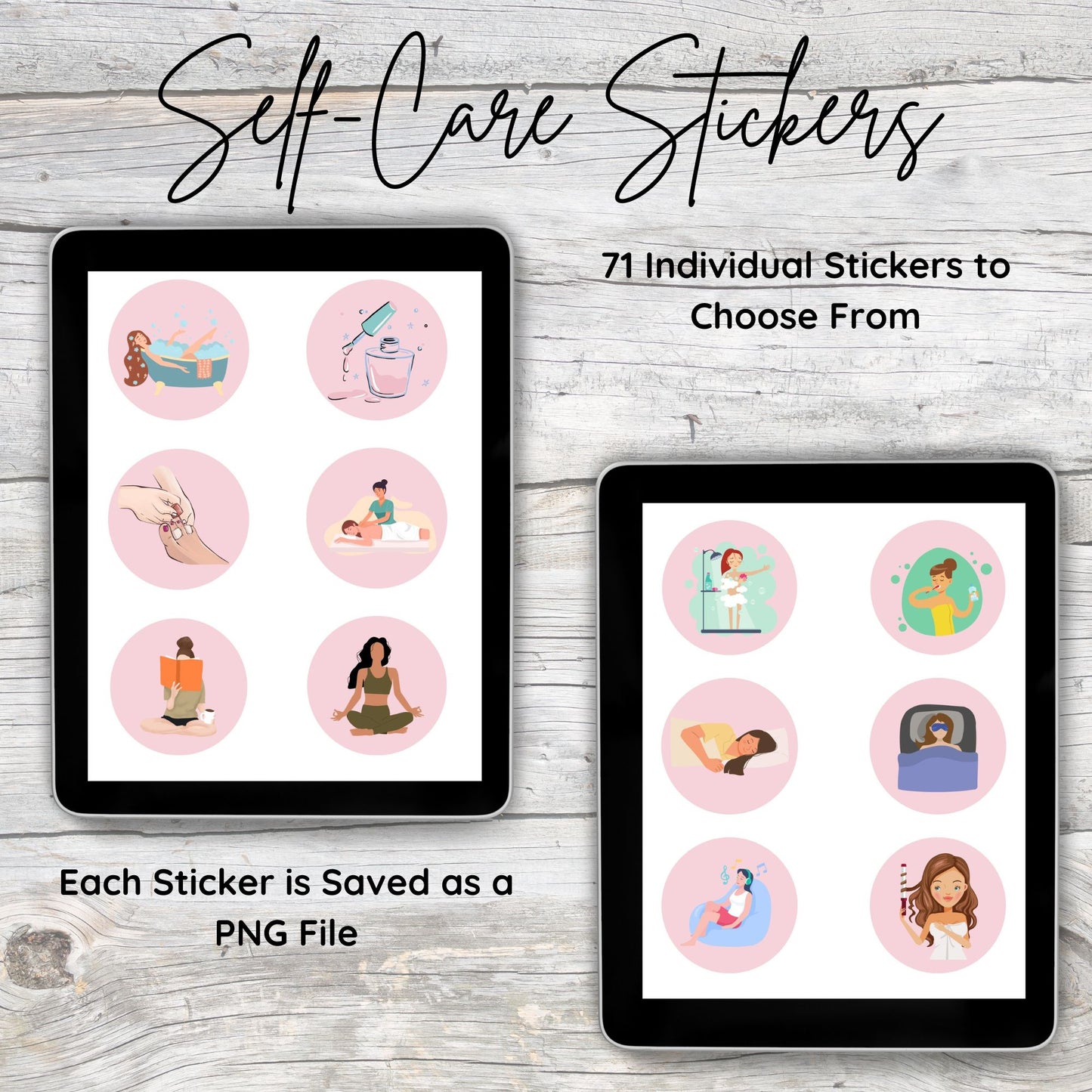 Evolve Aesthetic DIGITAL STICKERS | Digital Planner Stickers | Pre-cropped Digital Stickers | Affirmation and Gratitude Stickers | Manifestation Stickers